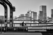 Biking the Kachidoki Bridge