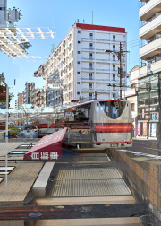 Osaka Bus and Street Scene