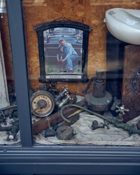 Antique Storefront Window Display