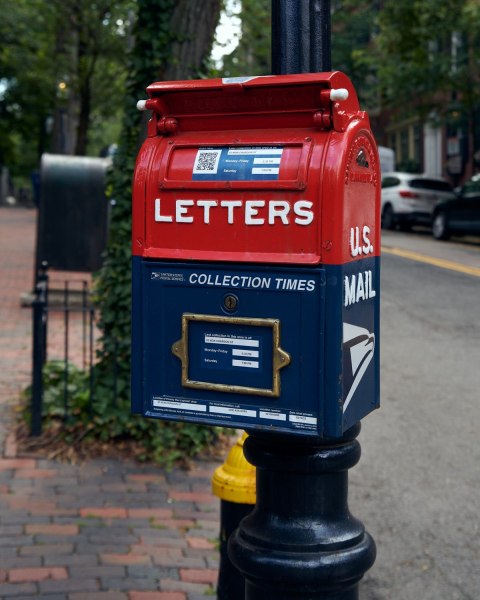 Two Toned Letter Box