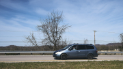 Minivan Blue
