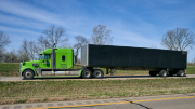 Bright Green Truck