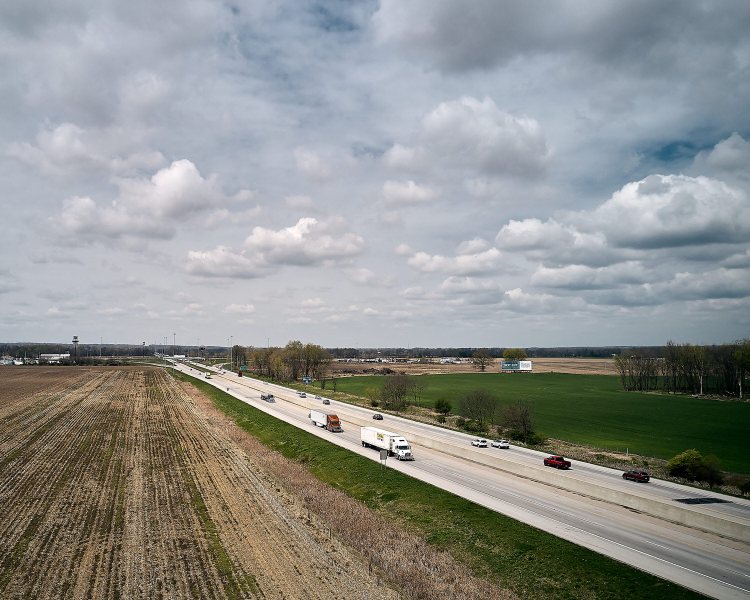 Highway Fluff Clouds