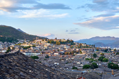 Lijiang Sunset Roofs