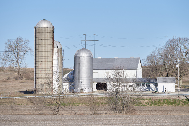 Silos and Barn