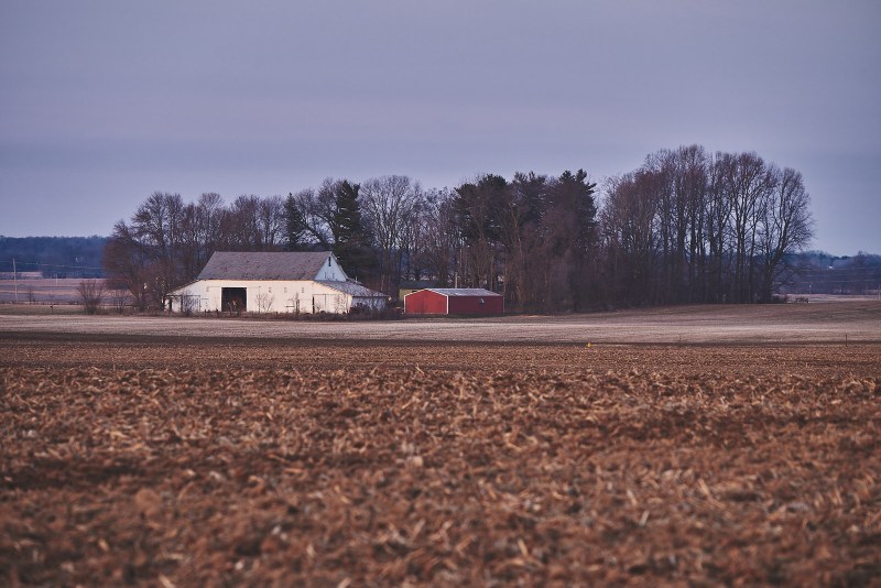 Dark Rural Morning