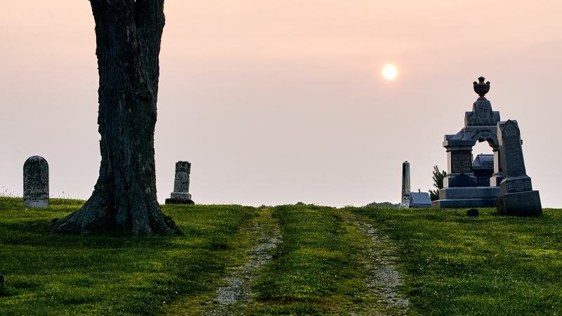 Rural Cemetery Haze