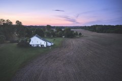 Purple Farm Sunset