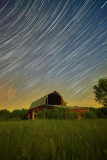 Summer Night Barn