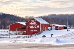 Winter Mail Pouch Barn