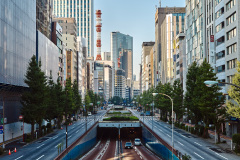Downtown Morning Tokyo