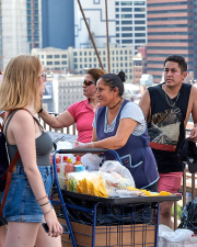 Brooklyn Bridge Vendor