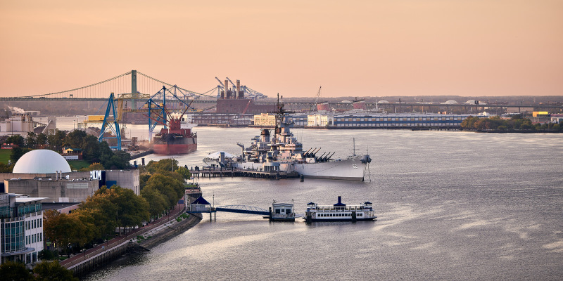 Delaware River Ships