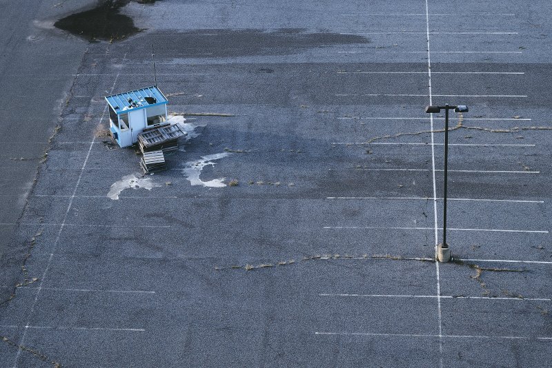 Neglected Parking Lot