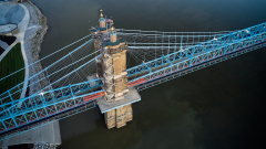 Roebling Looking Down