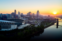 Cincinnati Stadium Sunrise